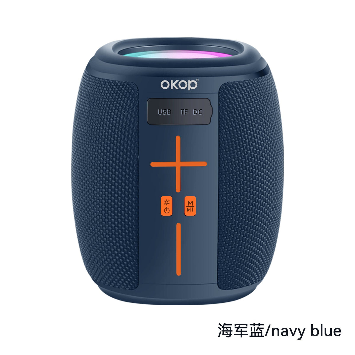 KP-539 Best-Selling Portable Outdoor Bluetooth Speaker Dual-Magnet Heavy Bass RGB Ambient Lighting TF Card Support Waterproof Subwoofer With Handle In Stock
