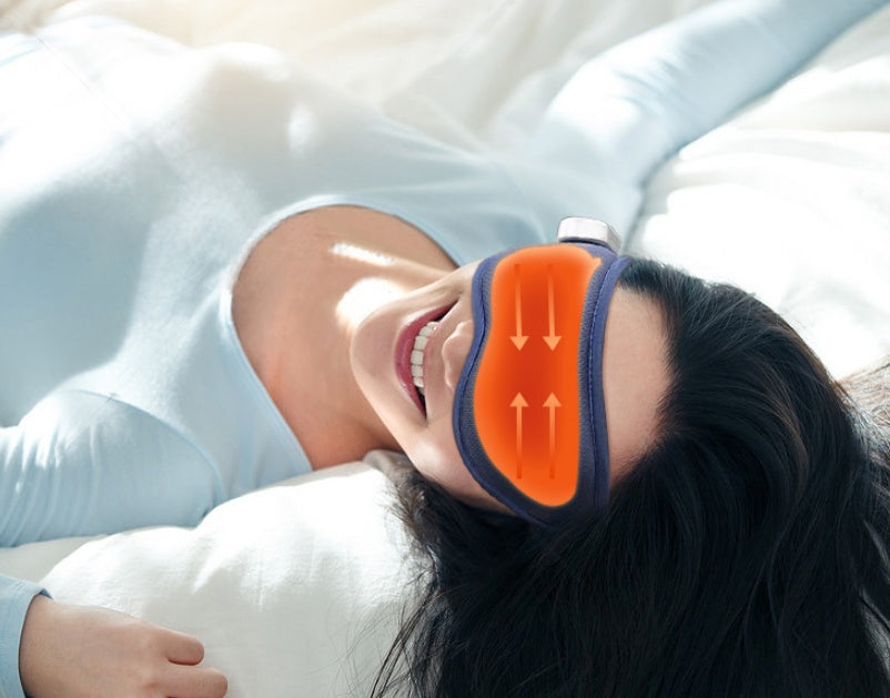 Cold and Hot Compress Vibrating Steam Eye Massager