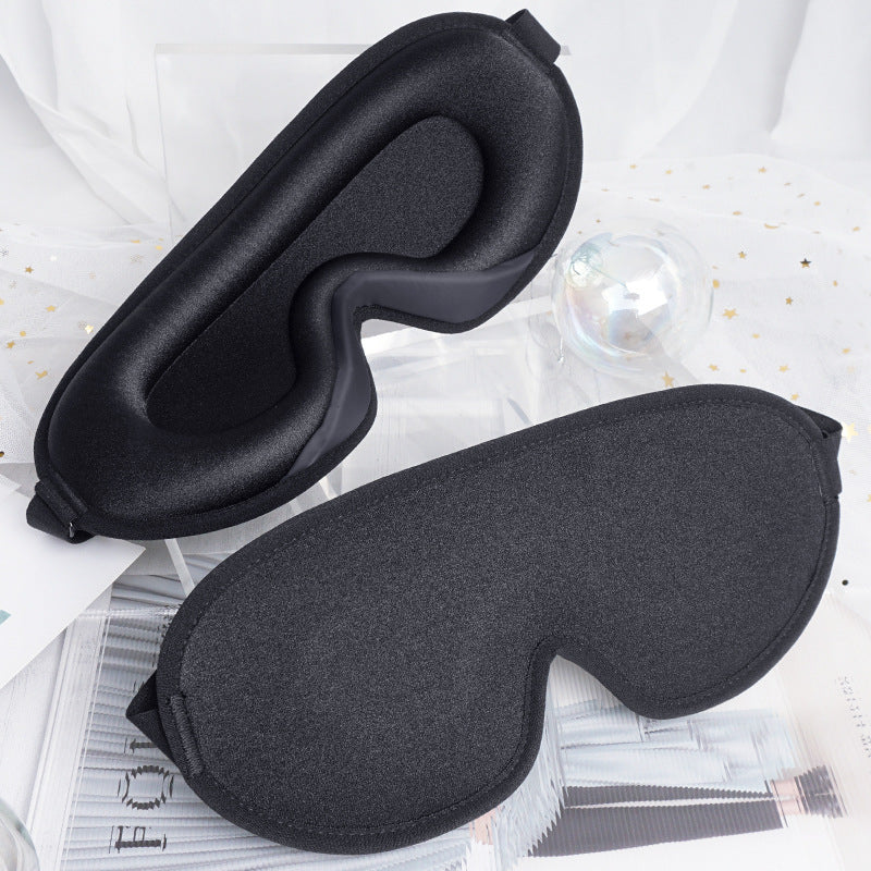 Contoured Memory Foam Sleep Mask with Nose-Wing Design