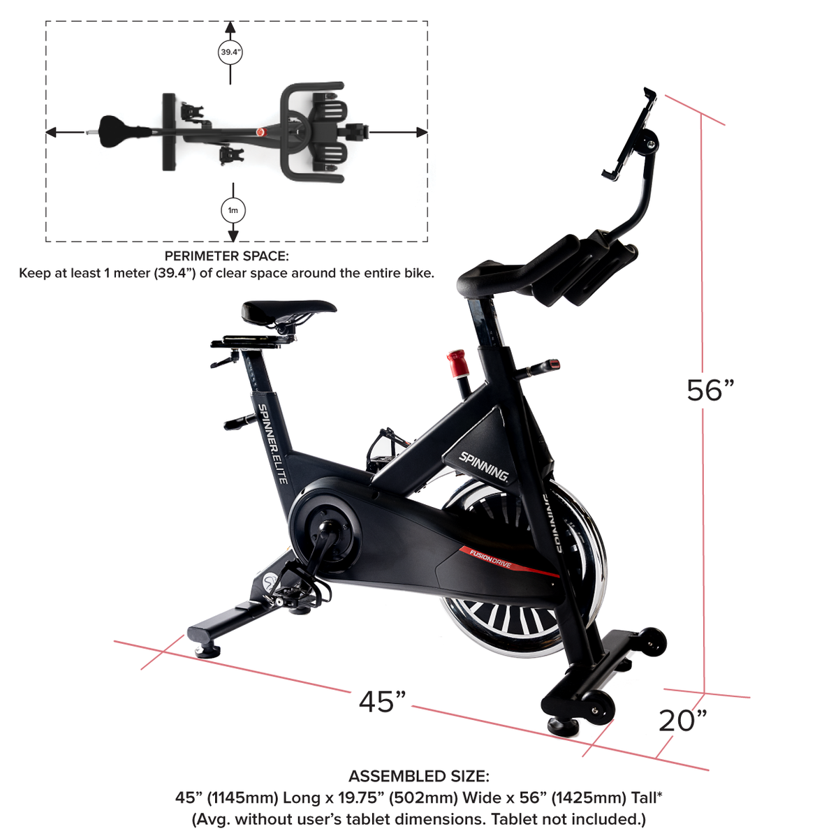 Elite Power Connected Spinner® Bike