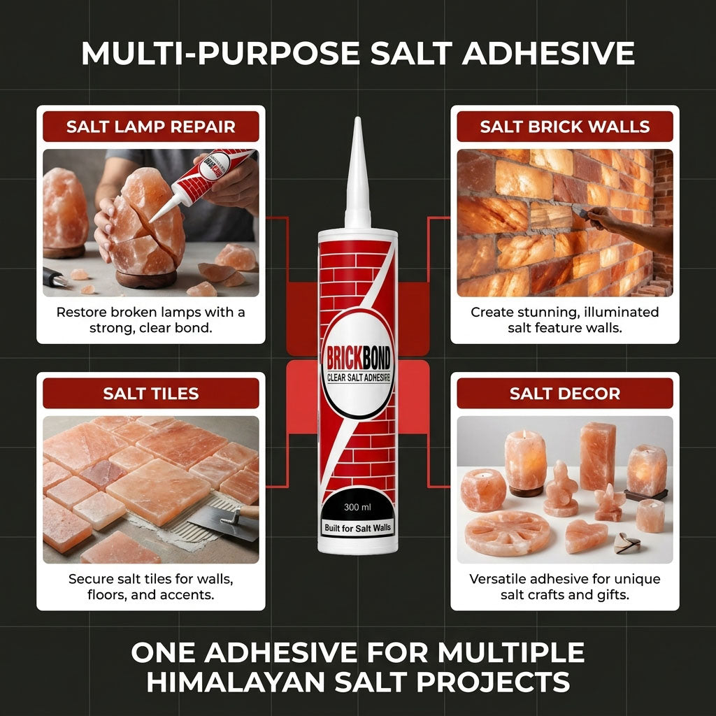 BrickBond - Salt Adhesive for Joining Bricks, Blocks (Set of 10)
