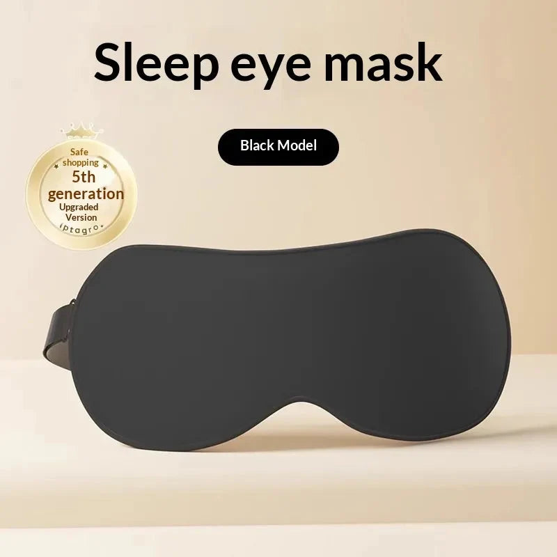 Non-Heating Sleep Eye Mask, Ice Silk Linen