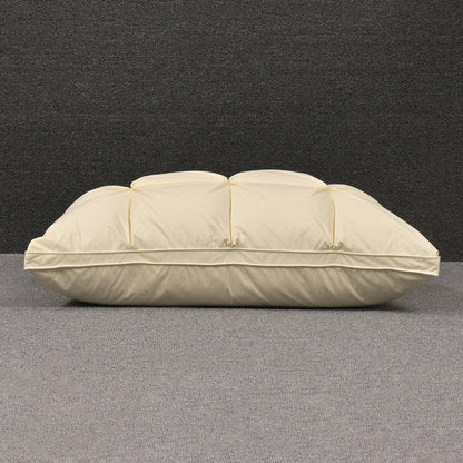 White Goose Down Cotton Pillow