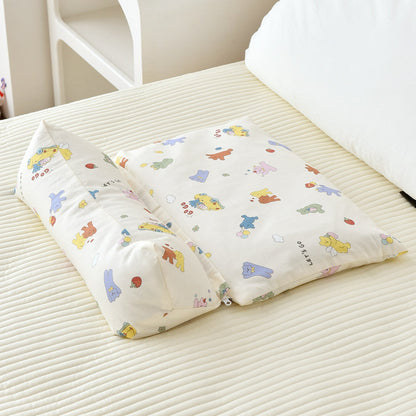 Cotton Neck Pillow with Removable Cushion, 42 × 43 × 4 cm