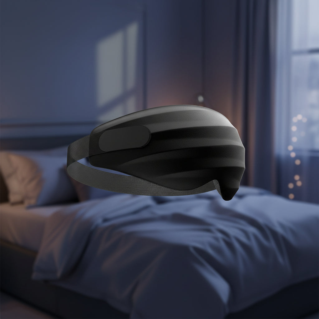 3D Contoured Sleep Mask – Light-Blocking Eye Mask for Day & Night Rest