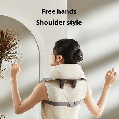 Free Hands Rubbing Clip Massage Shoulder And Neck Waist Back Electric Massager