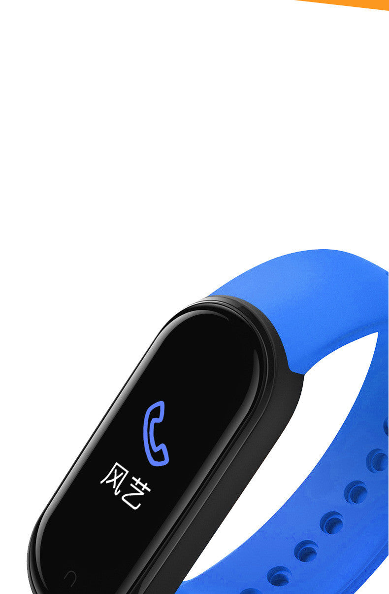 Compatible with Apple , Heart Rate And Blood Pressure Monitoring Smart Reminder Step Count And Photo Sports Bracelet