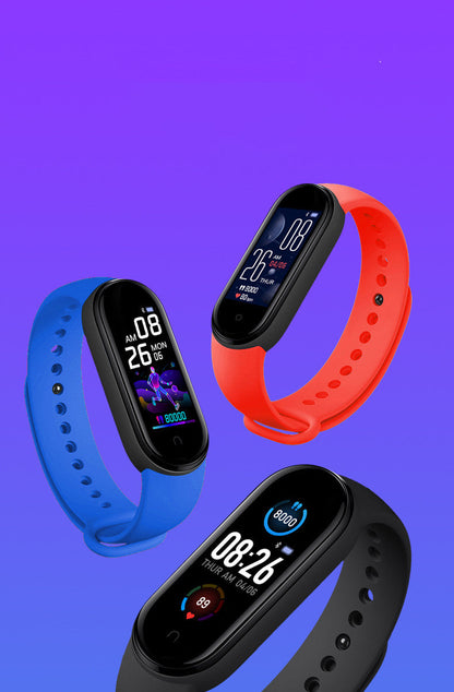 Compatible with Apple , Heart Rate And Blood Pressure Monitoring Smart Reminder Step Count And Photo Sports Bracelet