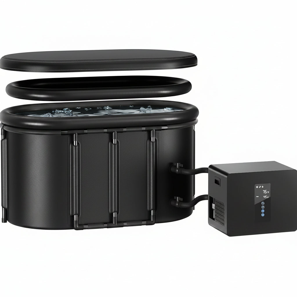 1/3HP Ice Bath Chiller & 148Gal Cold Plunge Tub Bundle