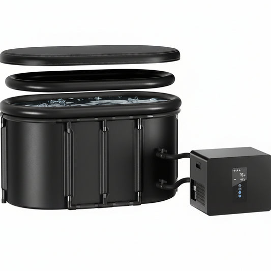 1/3HP Ice Bath Chiller & 148Gal Cold Plunge Tub Bundle
