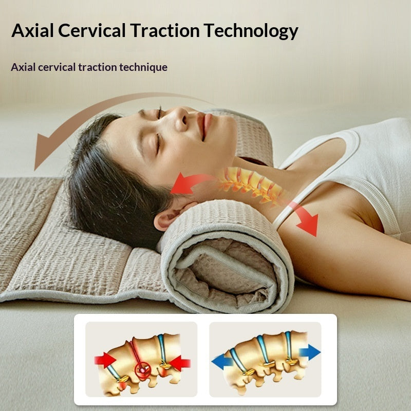 Adjustable-Height Towel Neck Pillow, 60 × 140 cm