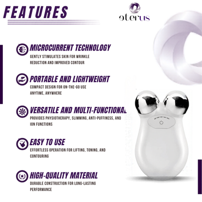 Microcurrent Facial Toning Massager