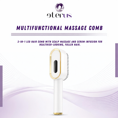 Multi-Functional 3-in-1 Scalp Massager and Oil Applicator Brush