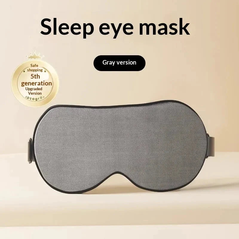 Non-Heating Sleep Eye Mask, Ice Silk Linen
