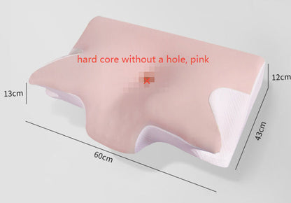 Space Cotton Memory Foam Pillow – Slow-Rebound Sleep Pillow in 5 Colors, Non-Porous or Ventilated
