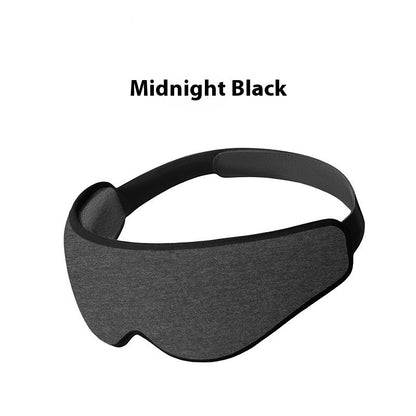 3D Modal Sleep Mask, Black or Midnight Gray