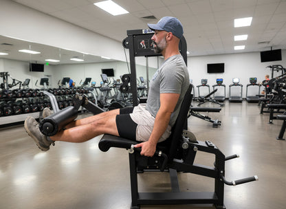 Selectorized Leg Extension & Prone Leg Curl Combo w/250lb weight stack (New)