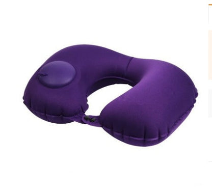 Portable U-Shape Inflatable Travel Pillow