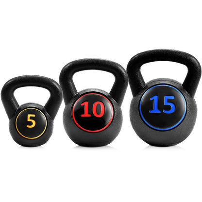 Fitness Room Bundle: Punching Boxing Set + 3 in 1 Folding Treadmill + 3 Pieces Kettlebell Weight Set + 4-Panel Folding Gymnastics Mat + Accent Chair
