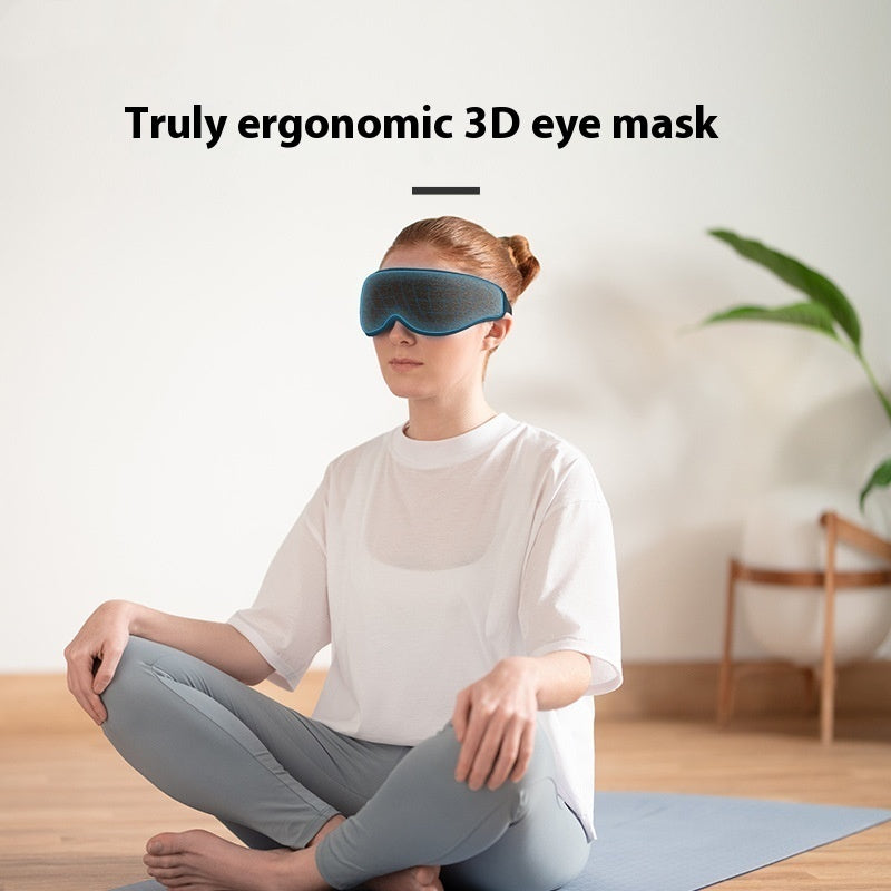 3D Modal Sleep Mask, Black or Midnight Gray