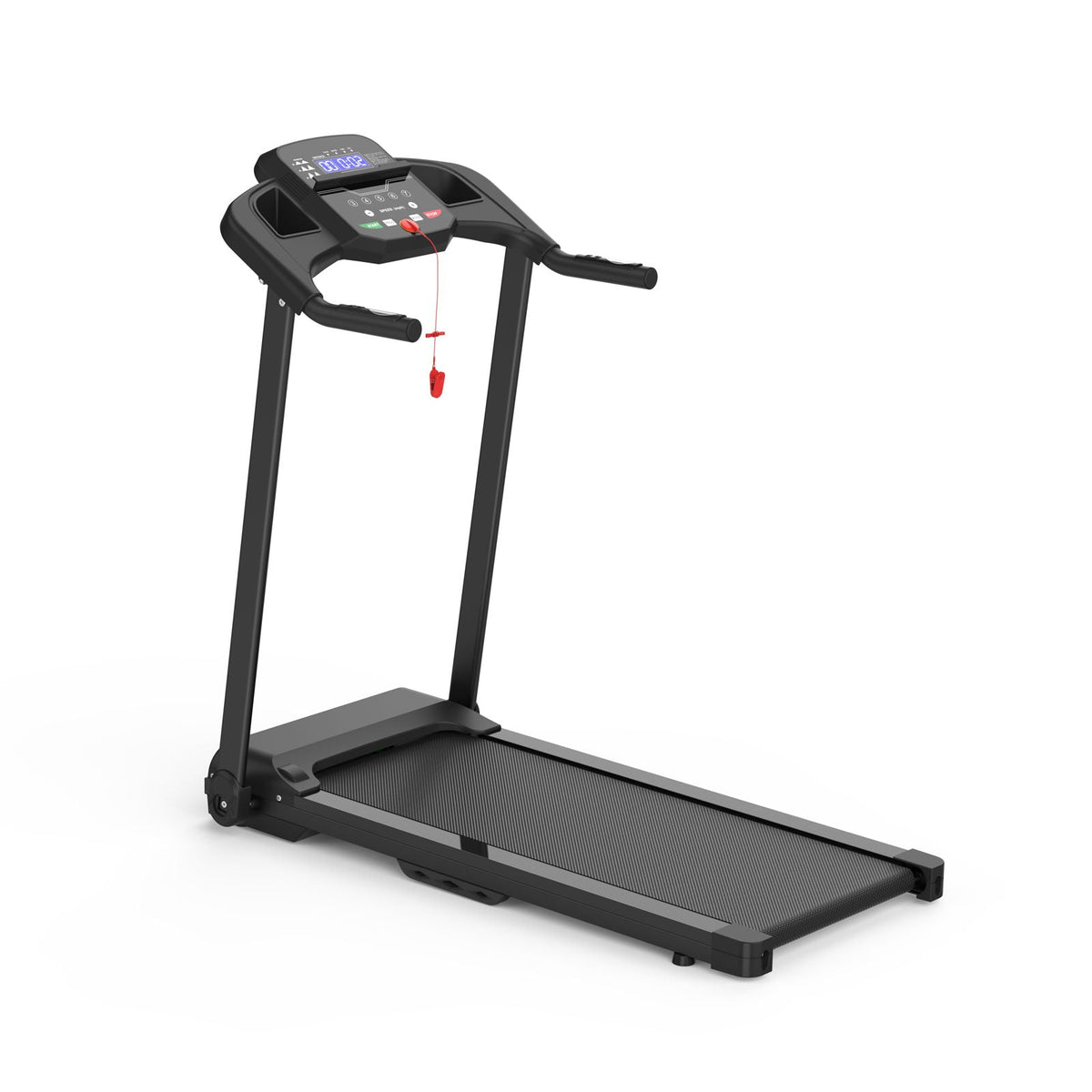 Foldable Treadmill with 2.5HP Electric Motor - Black