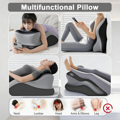 Multifunctional Memory Foam Reading Pillow – Prone Headrest & Arm Support with Removable Cover