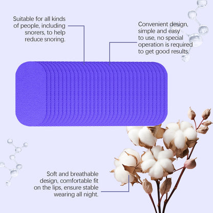 Anti-Snoring Mouth Tape – Night Relief Adhesive Sleep Strips