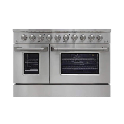 48-Inch Stainless Steel 5-Burner Dual Fuel Range With Convection Oven (SAK82146)