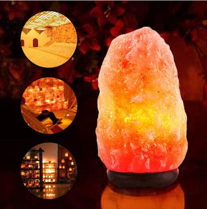 Crystal Rose Salt Night Lamp