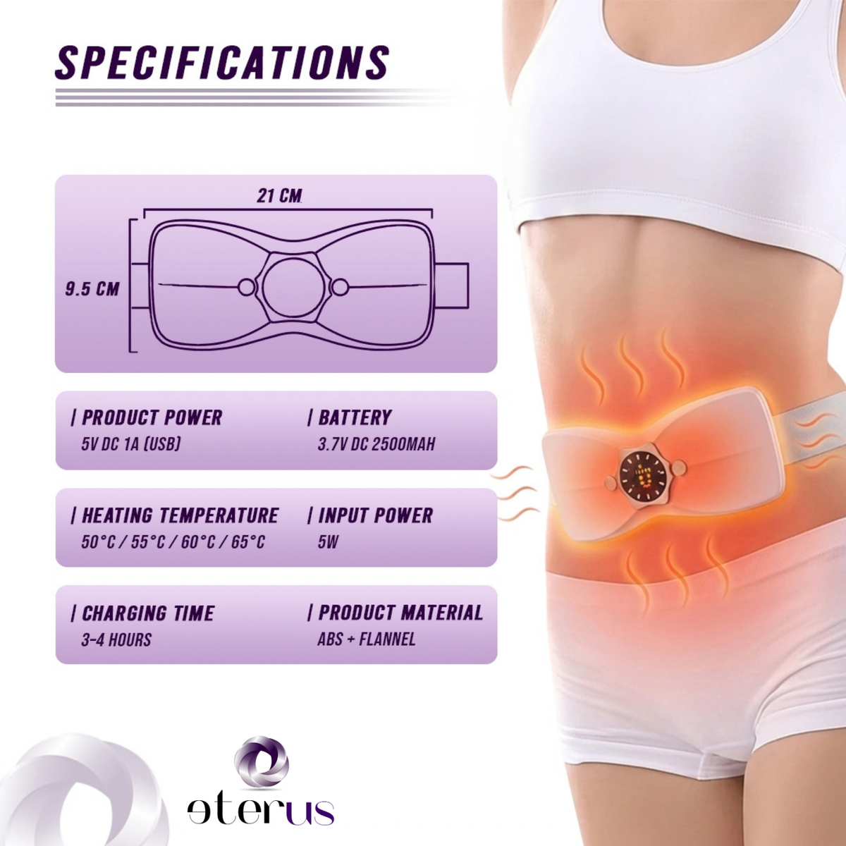 Electric Warming Belt Wellness Heating Pad