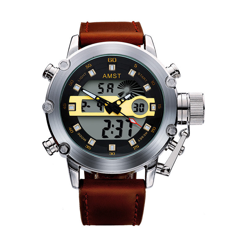 Men's Multi-functional Casual Sports Waterproof Electronic Watch