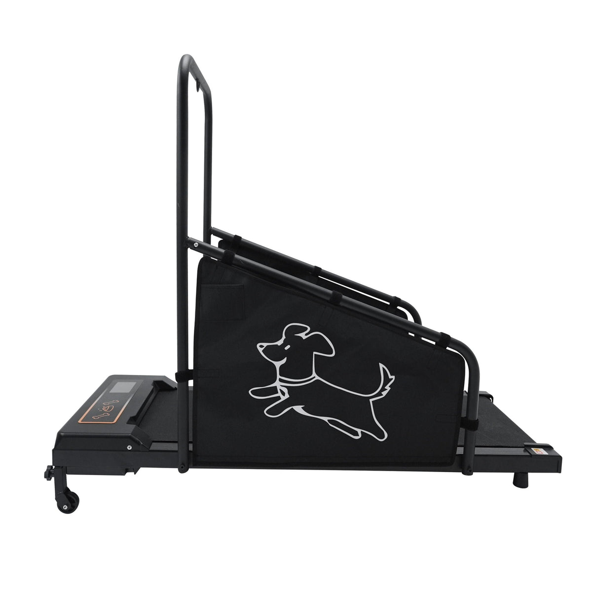 Dog Treadmill for Medium Dogs with Non-Slip Belt and Remote Control - Black