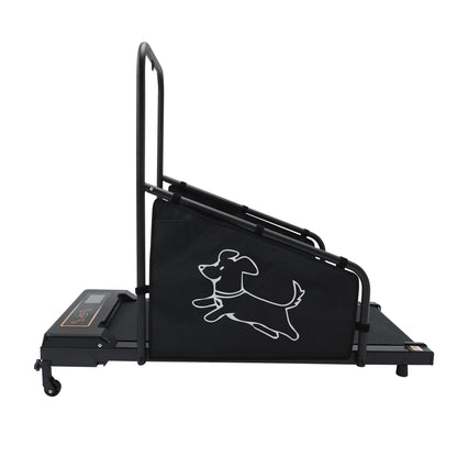 Dog Treadmill for Medium Dogs with Non-Slip Belt and Remote Control - Black