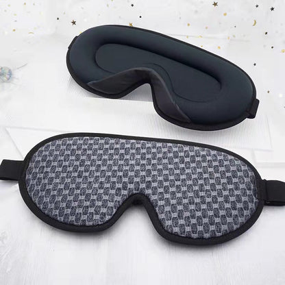 Contoured Memory Foam Sleep Mask with Nose-Wing Design