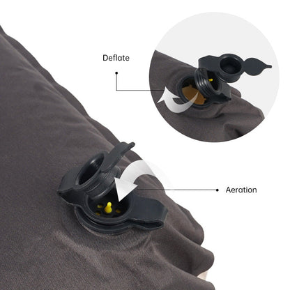 Outdoor 3D Sponge Automatic Inflatable Travel Pillow