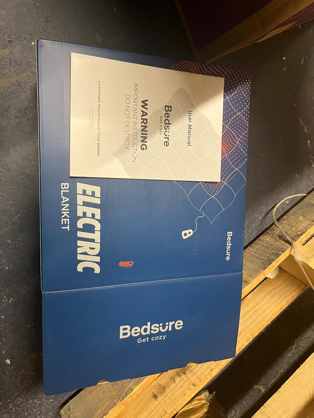 BEDSURE Electric Blanket, Soft Ribbed Flannel, Heating with 4 Time Settings, 6 Heat Levels, 3 hrs Timer Auto Shut Off, GentleSoft™