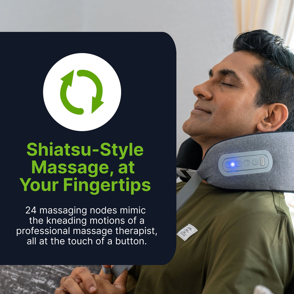 GhostBed Neck Massage Pillow
