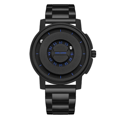 Brand-name Steel-band Sports Magnetic-levitation Silicone-ball Electronic Mens Watch