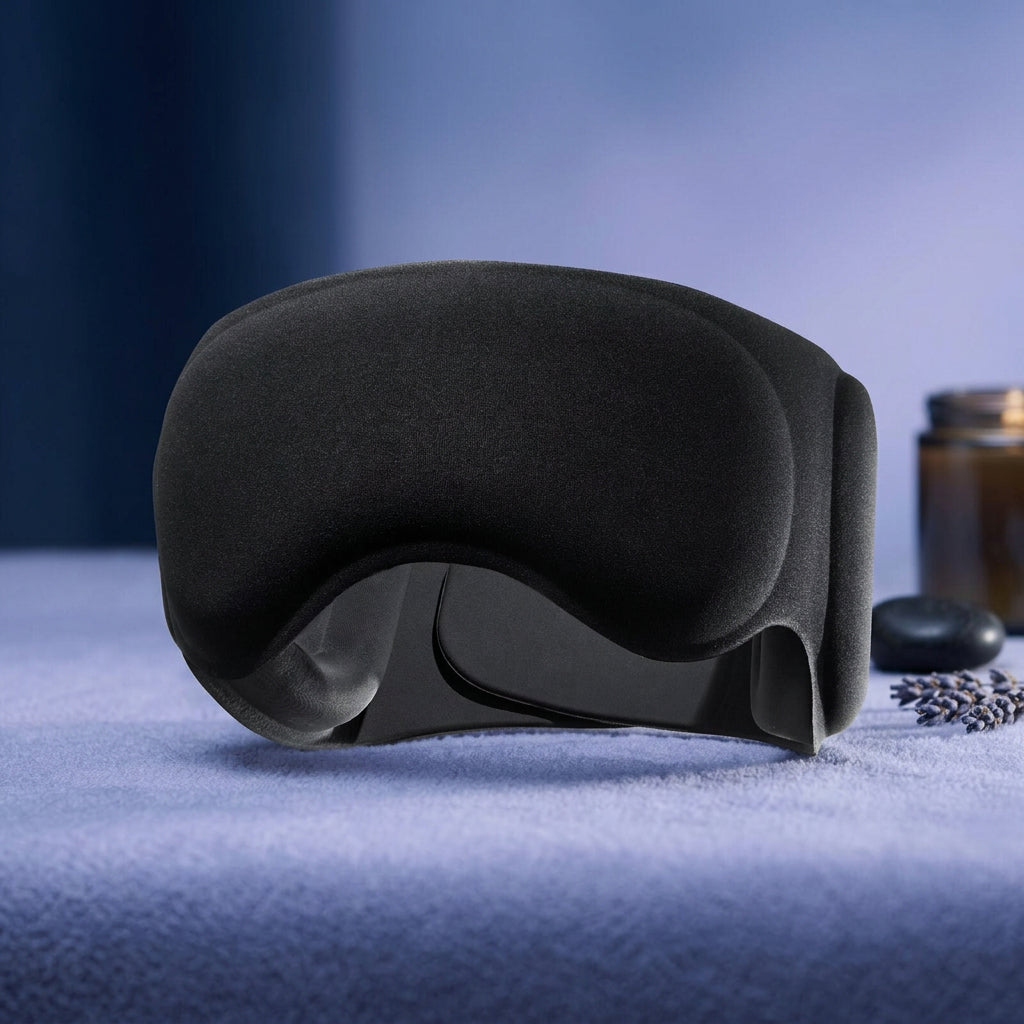 M5 Full-Coverage Memory Foam Sleep Mask, Black
