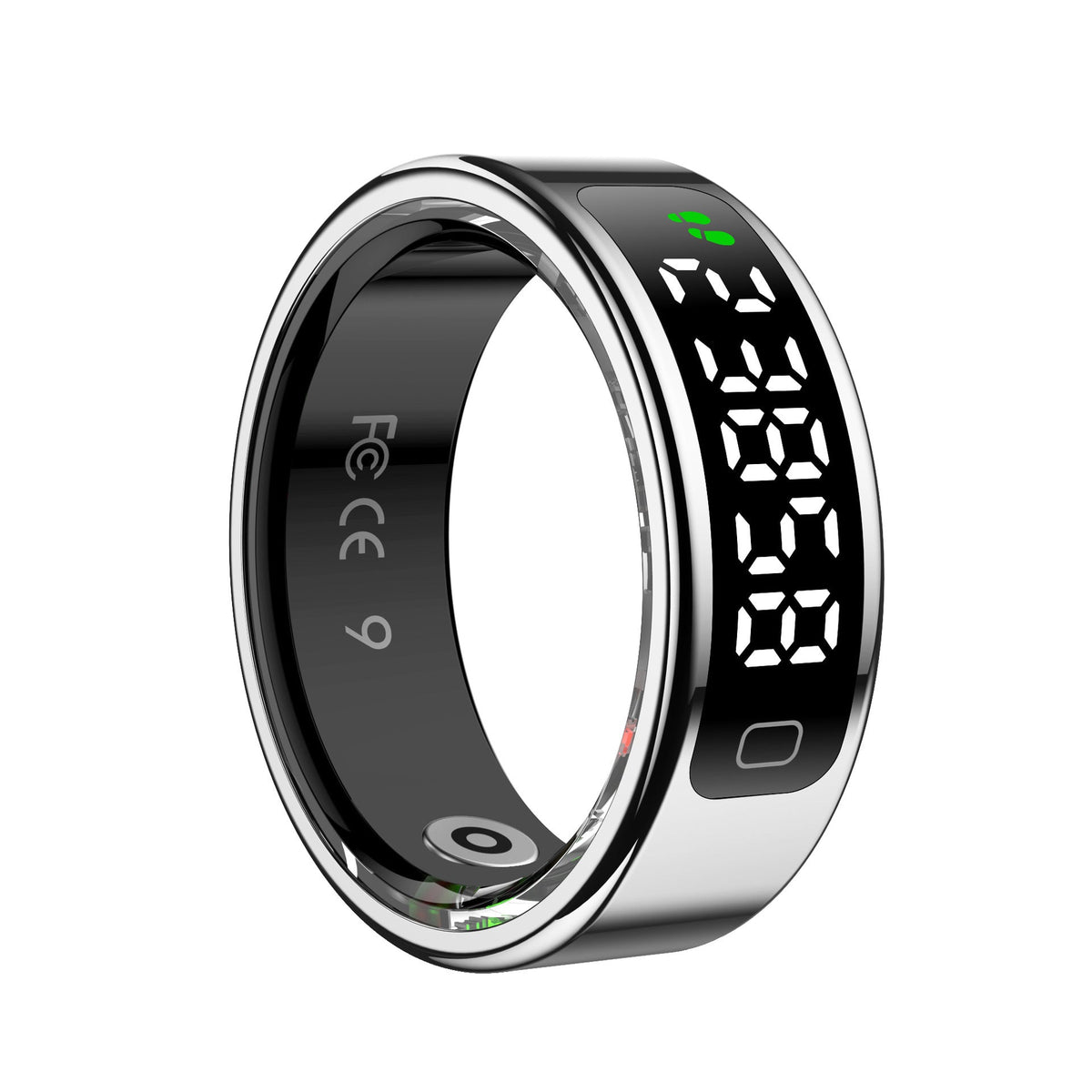 Health-monitoring Smart Ring With A Display And Step-counting Function