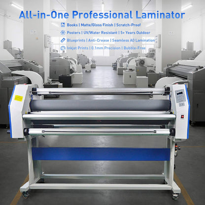 67-Inch Full-Auto Wide-Format Industrial Cold Laminator With Trimmer (SAK72193)