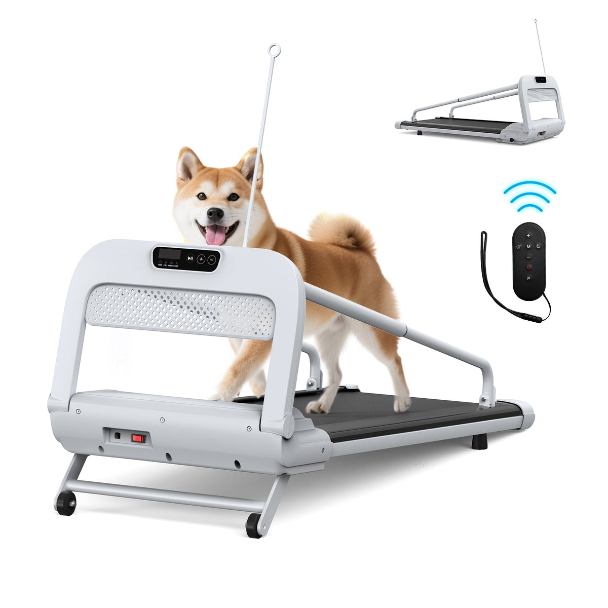 Quiet Smart Pet Treadmill with Adjustable Speed – For Small/Medium Dogs
