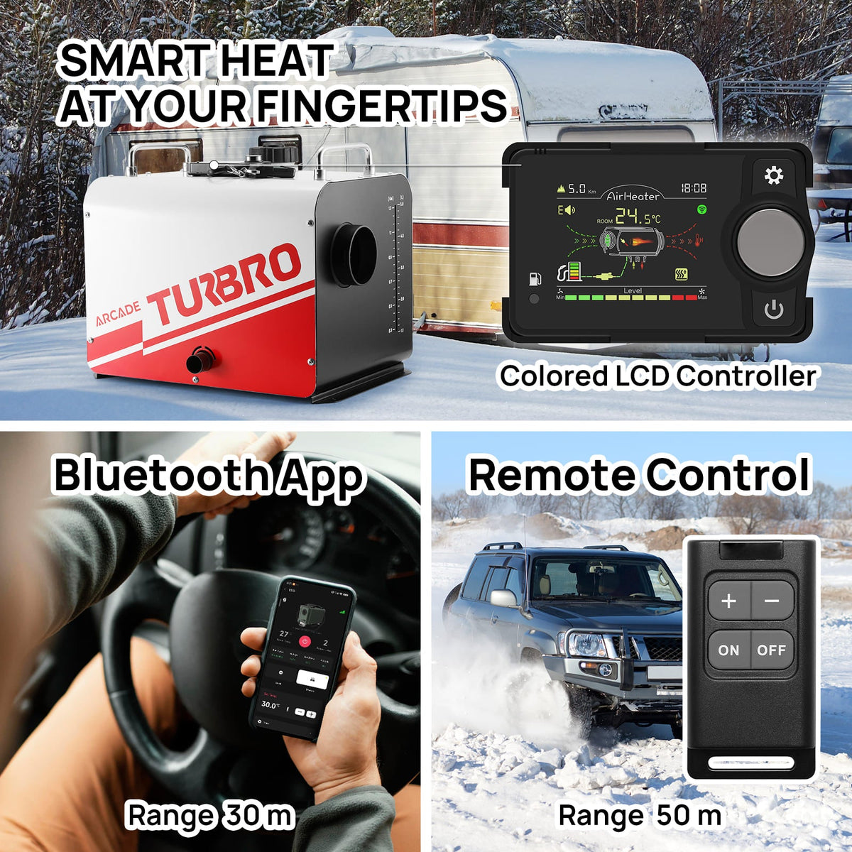 Arcade H8BP Diesel Heater - European version