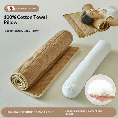 Adjustable-Height Towel Neck Pillow, 60 × 140 cm