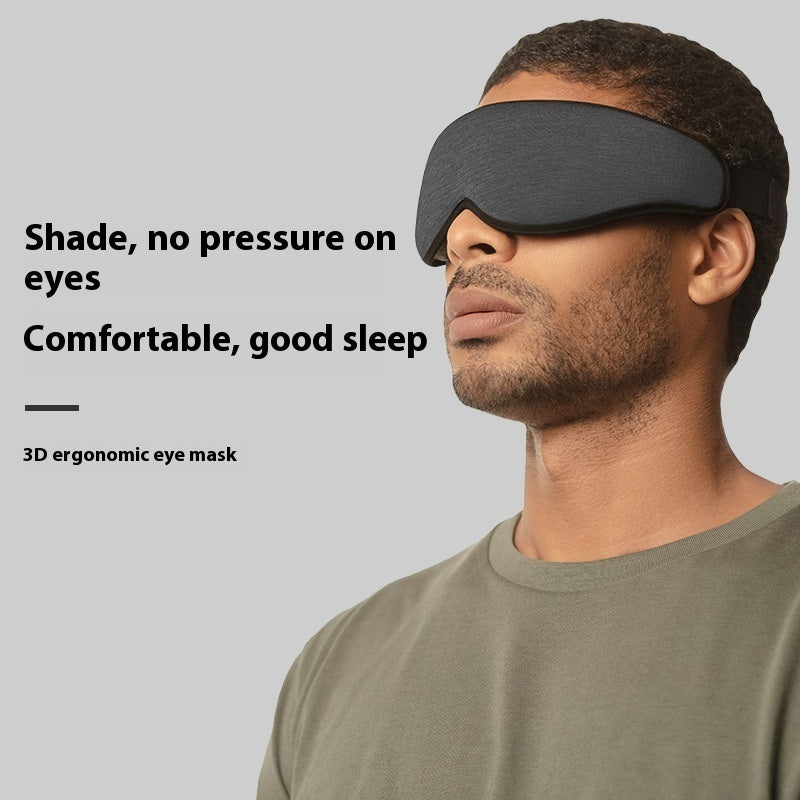 3D Modal Sleep Mask, Black or Midnight Gray