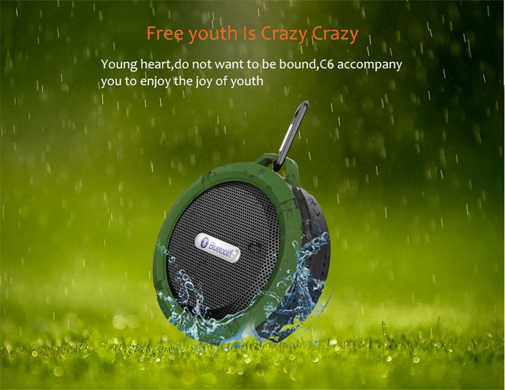 Portable Speaker Bluetooth Outdoor Wireless Music Speaker Subwoofer Sports Stereo Sound Mini Speaker Bluetooth Portable Bass