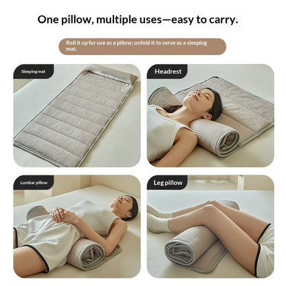 Adjustable-Height Towel Neck Pillow, 60 × 140 cm