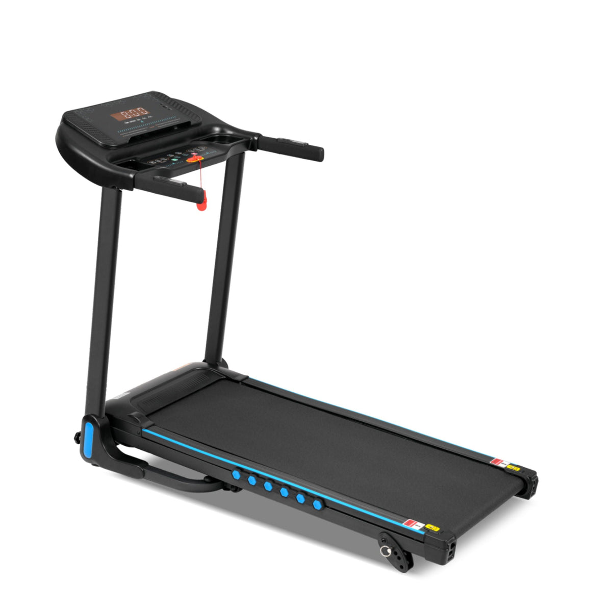 Incline Treadmill for Running & Walking with Hydraulic Folding - Black
