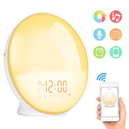 Sound machine sunrise alarm clock