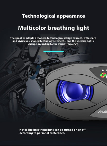 Bluetooth Subwoofer Colorful Light Small Speaker